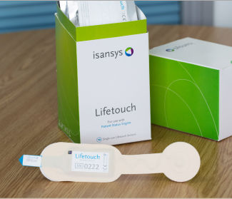 Sensor ECG - Lifetouch - Isansys Lifecare - para cuidados intensivos / inalámbrico