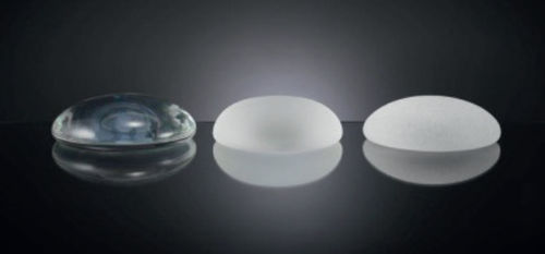 Implante mamario - HP - Laboratoires Arion - redondo / de gel de silicona / liso
