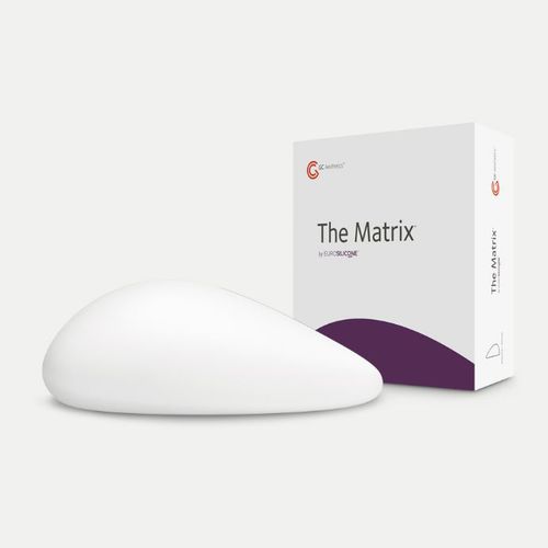Implante mamario - The Matrix™ - GC Aesthetics - anatómico / de gel de silicona / texturado