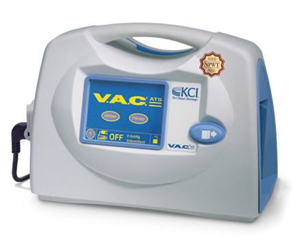 Sistema de terapia de presión negativa para heridas con batería - V.A.C. ATS® - Kinetic Concepts