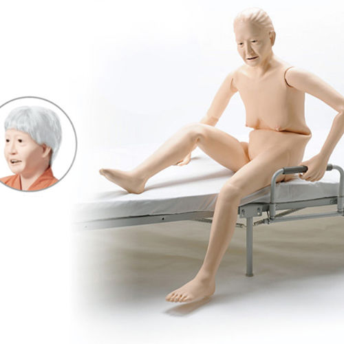 Maniquí de prácticas para cuidados gerontológicos - KOHARU - Sakamoto Model Corporation - de silicona
