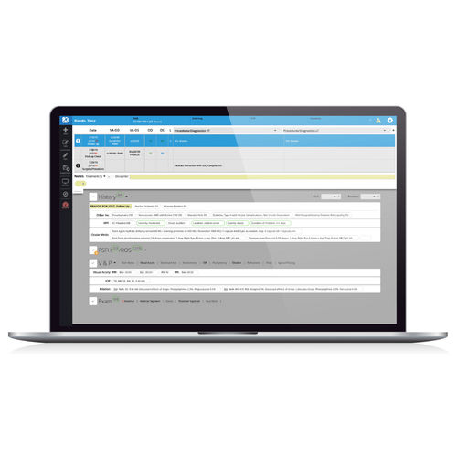 Software para oftalmología - IntelleChartPRO - Nextech - de gestión de datos de pacientes / de monitorización / para comunicación