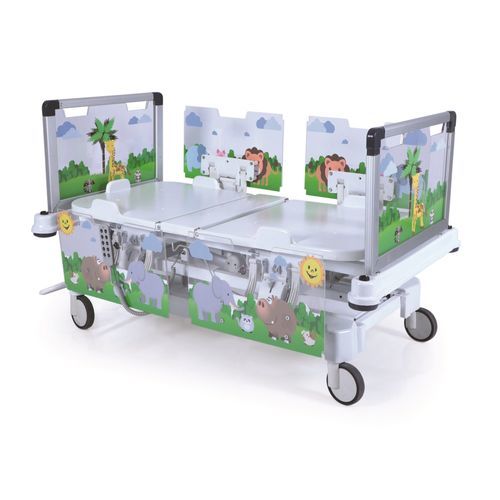 Cama de hospital - P-CK-004 - PROMEK - mecánica / pediátrica / de altura regulable