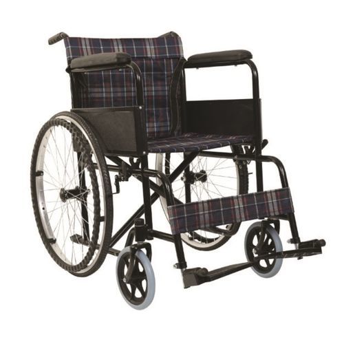 Silla de ruedas manual - P-HT-004 - PROMEK - de exterior / de interior / plegable
