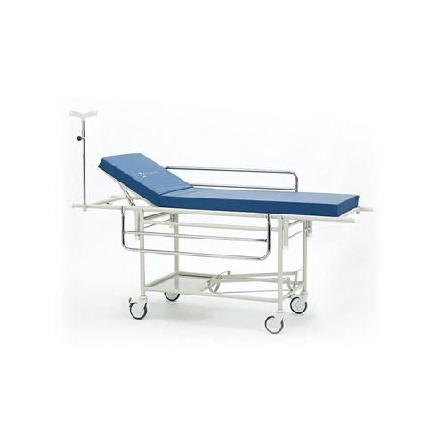 Carro camilla de transporte - P-SD-001 - PROMEK - manual / con respaldo regulable / 2 secciones