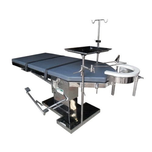 Mesa de operaciones para oftalmología - Shree Hospital Equipments - hidráulica / elevadora / de 1 sección
