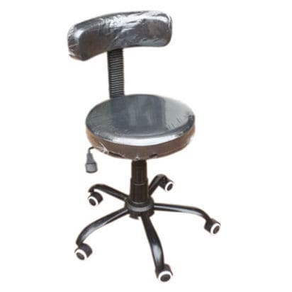 Taburete para centro sanitario - 99x2 - Shree Hospital Equipments - giratorio / con ruedas / con respaldo regulable