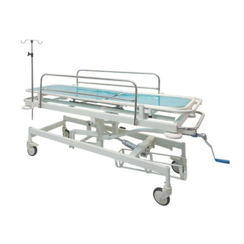 Carro de hospital - 9646 - Shree Hospital Equipments - de emergencia / de uso general / de transferencia