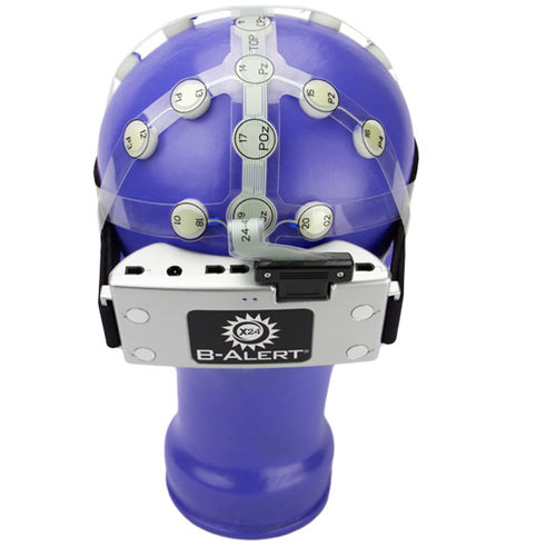 Electroencefalógrafo 24 canales - B-Alert® X24 - Advanced Brain Monitoring - con cartografía EEG / con red inalámbrica / vestíble