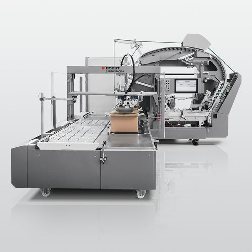 Sistema de embalaje automático - CARTONPACK 4  - Ameritek, Inc.  - de pie / para cajas / de contenedores