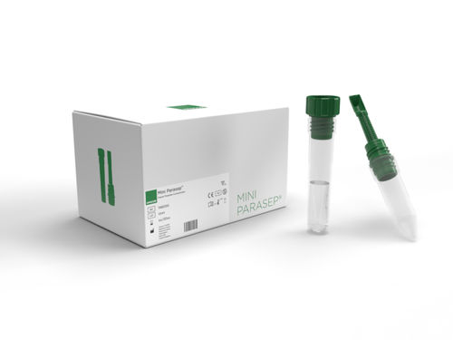 Tubo de extracción de parasitología - Mini Parasep® SF - US  - Apacor Ltd. - para diagnóstico / de fondo cónico / para extracción de muestras