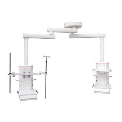 Brazo doble de distribución de techo - DT120 - Shanghai PAX Medical Instrument - de anestesia / para endoscopia / con columna
