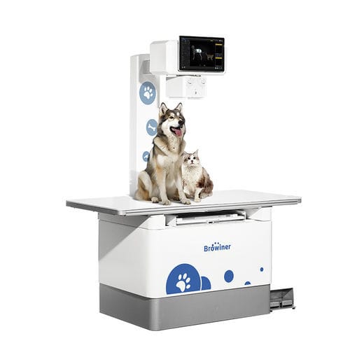Sistema de radiografía veterinaria digital - VX200 - Browiner - con mesa