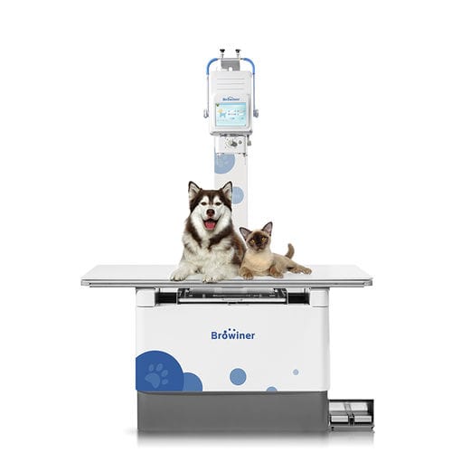 Sistema de radiografía veterinaria digital - Beatle-06P1(Vet-T) - Browiner - con mesa