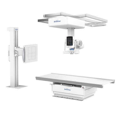 Sistema de radiografía digital - PerfoX 5500 - Browiner - para radiografía polivalente / con Bucky en el suelo / con brazo portatubos telescópico de techo