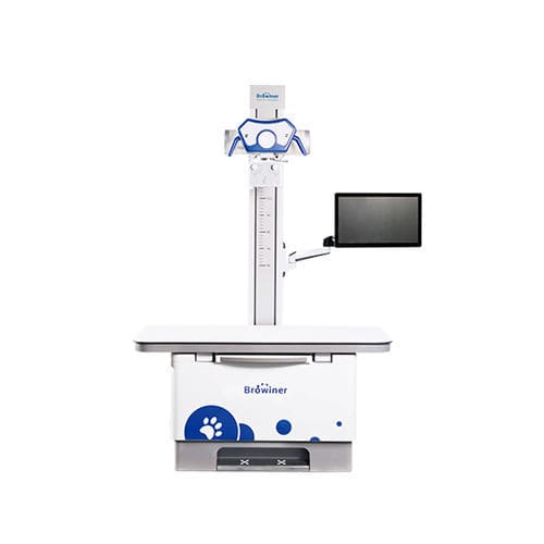 Sistema de radiografía veterinaria digital - VX400 (DRF) - Browiner - con mesa