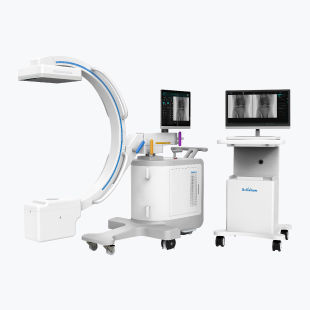 Arco quirúrgico móvil - CompaX 500 Series Premium - Browiner - con sensor plano / con columna de vídeo / con monitor de vídeo integrado
