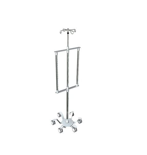 Portasueros con ruedas - SMP-IVS6-004 - SMP CANADA - 4 ganchos / telescópico / con soporte para bomba de infusión