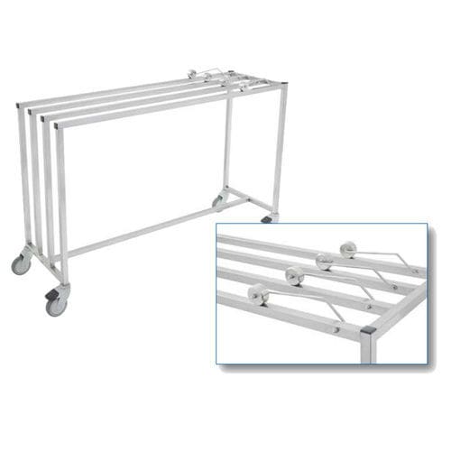 Carro médico - WAP-4 - SMS spółka z o.o. - de esterilización / de dispensación de papel / de acero inoxidable