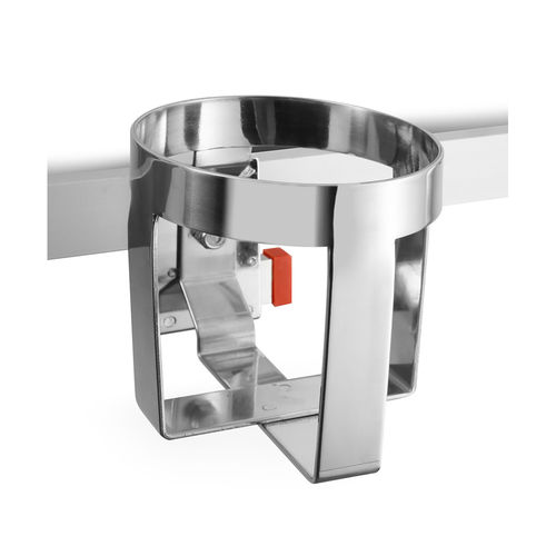 Soporte para botellas de succión - 13ACCS3A00 - Ingeniería y Técnicas Clínicas - de pared / de acero inoxidable
