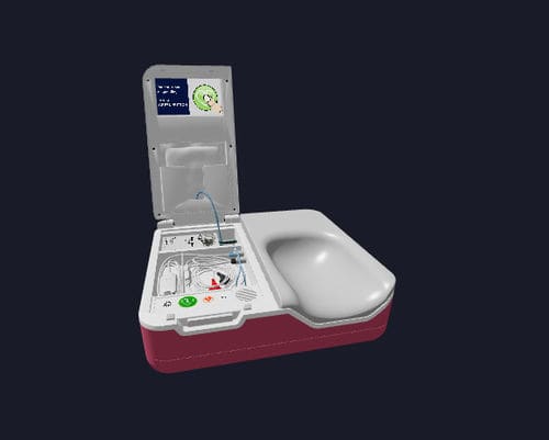 Desfibrilador externo automatizado - SALI - Inovytec Medical Solutions - para espacio público / inalámbrico / con monitor de ECG