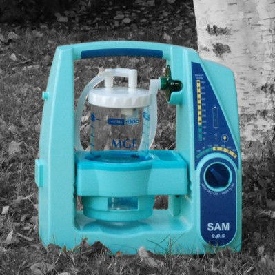 Aspirador de mucosidades con batería - SAM e.p.s - MG Electric - para emergencias a bordo / portátil