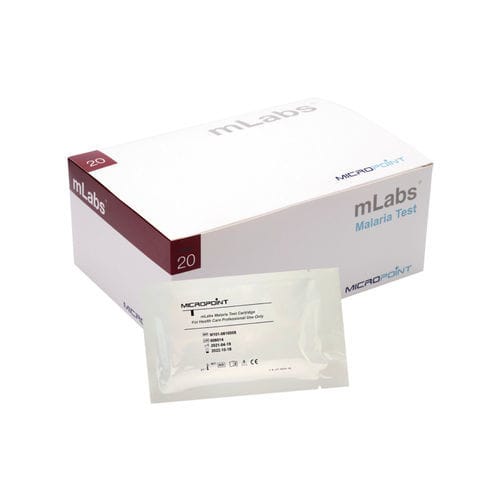 Kit de prueba de malaria - mLabs® - Micropoint BioScience Inc. - para antígenos / de Plasmodium / por inmunofluorescencia