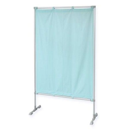 Biombo médico 1 panel - Mikirad - con ruedas / con cortina