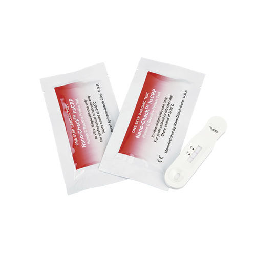 Kit de prueba para enfermedades cardiovasculares - Nano-Check™ - Nano-Ditech Corporation - de CRP de alta sensibilidad / de suero / por plasma