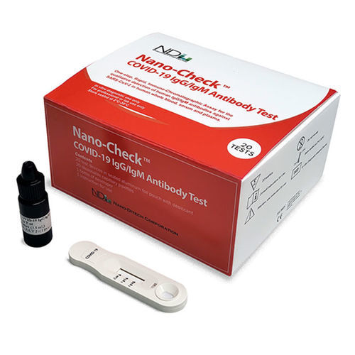 Prueba rápida para COVID-19 - Nano-Check™ - Nano-Ditech Corporation - de IgG / de IgM / SARS-COV-2