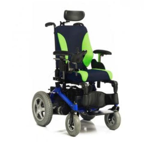 Silla de ruedas eléctrica - FROG - Nuova Blandino - de interior / reclinable / de altura regulable