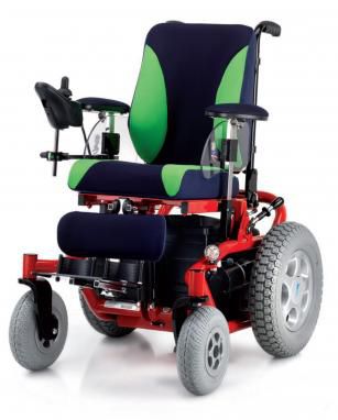 Silla de ruedas eléctrica - BABYCROSS - Nuova Blandino - pediátrica / de exterior / de altura regulable