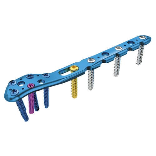 Placa de compresión para húmero - SIGNEX - OSTEONIC - porción proximal / bloqueada / metálica