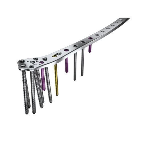 Placa de compresión para fragmentos óseos grandes - SIGNEX - OSTEONIC - porción proximal / lateral / bloqueada