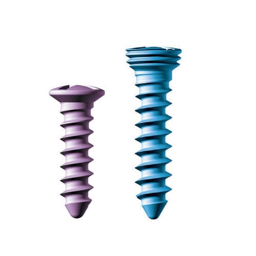 Tornillo de compresión ósea para mandíbula - 019004 - OSTEONIC - metálico / bloqueado / no bloqueado
