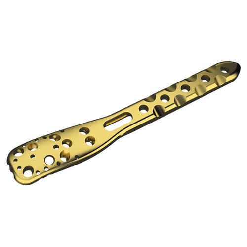 Placa de compresión para tibia - G1 series - OSTEONIC - porción proximal / porción medial / bloqueada