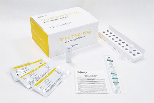 Kit de prueba para COVID-19 - Gmate® - PHILOSYS Co., Ltd. - para antígenos / SARS-COV-2 / nasofaríngeo