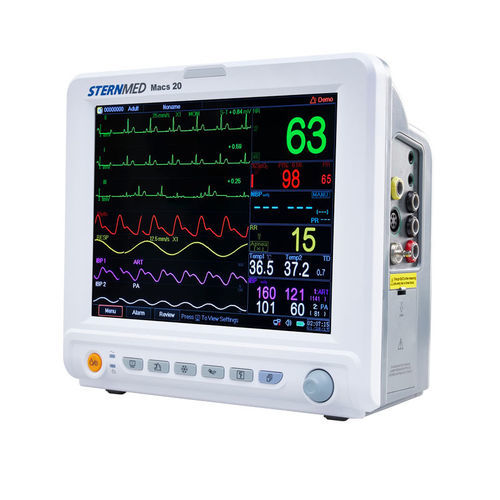 Monitor multiparamétrico compacto - Macs 20 - SternMed - de noche / en carro / ECG