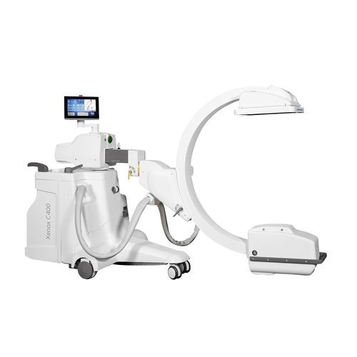 Arco quirúrgico móvil - Xenox C400 - SternMed - con sensor plano / con columna de vídeo / con monitor de vídeo integrado