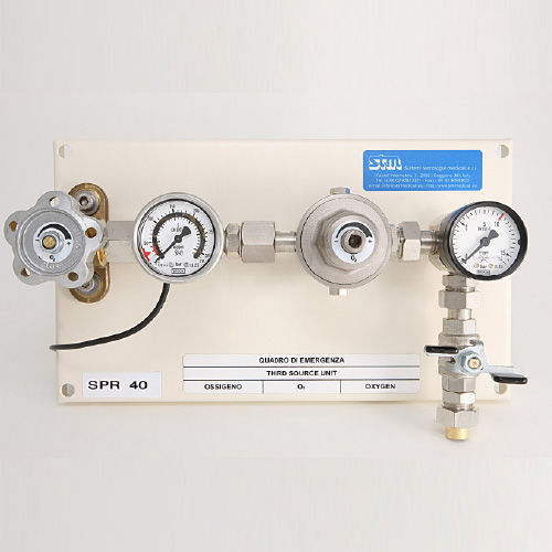 Unidad de distribución de oxígeno - QRI-04 series - STM - Sistemi Tecnologie Medicali - N2O / de CO2 / de pared