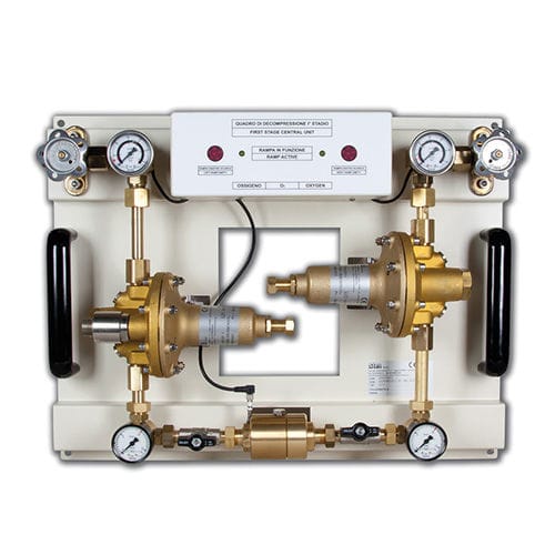 Unidad de distribución de oxígeno - APR 100 - STM - Sistemi Tecnologie Medicali - de CO2 / N2O / de pared