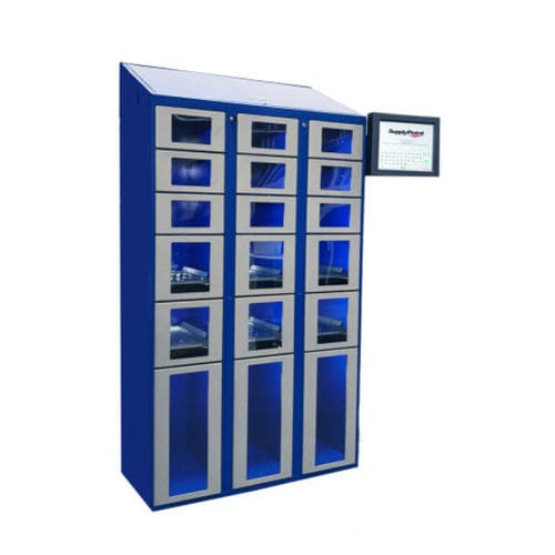 Taquilla de almacenamiento - LockerSense™ - Supply Point Systems Ltd. - de hospital / fija / de acero inoxidable