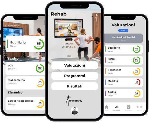 Aplicación para móviles médica - TecnoBody - TecnoBody - para rehabilitación / de formación / de visualización
