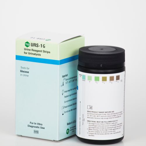 Tira de prueba para análisis de orina - URS-1G-100 - Teco Diagnostics - de glucosa / de glucosuria / de orina