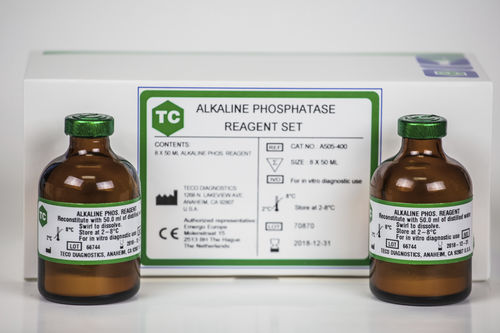 Reactivo en solución - A505-400 - Teco Diagnostics - de muestras de sangre / de química clínica / en polvo