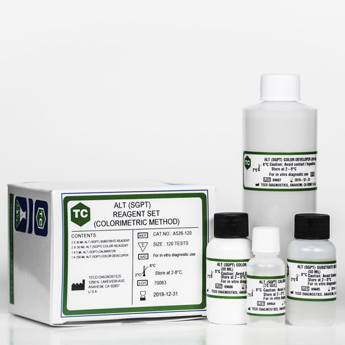 Reactivo en solución - A526-120 - Teco Diagnostics - de muestras de sangre / de química clínica / para colorimetría
