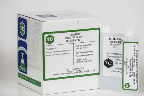 Kit de reactivos en solución - B538-370TM - Teco Diagnostics - de muestras de sangre / de química clínica / de bilirrubina