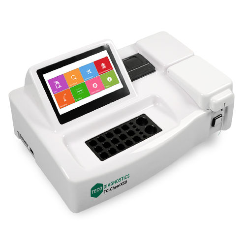 Analizador de bioquímica semiautomático - TC-ChemX50 - Teco Diagnostics - de mesa / compacto / de sangre