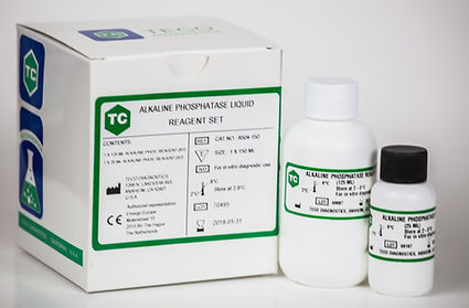 Kit de reactivos en solución - A504-150 - Teco Diagnostics - de química clínica / líquido / de fosfatasa alcalina
