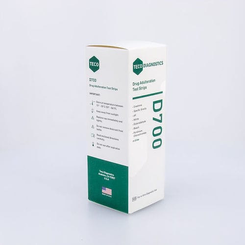 Prueba rápida de detección de droga - D700-25 - Teco Diagnostics - de creatinina / de nitrito / de pH